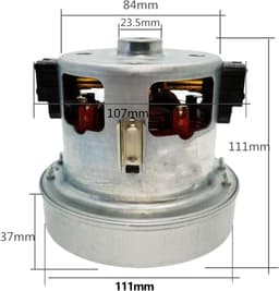 Stofzuiger Motor - Reserveonderdeel Motor - Stofzuiger Reparatie - Hoge Sterkte Metaal - 220V - Grijs — thumbnail 4