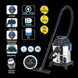 Nexvo® Karcher - Karcher Stofzuiger - Bouwstofzuiger - Festool Stofzuiger - Bouwstofzuiger Zonder Zak - Zilver - 17cm x 3cm x 12cm — thumbnail 3