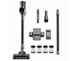 Luxari S1000 PRO - Steelstofzuiger Draadloos - Afneembare Accu - 4 Filters - 4 Opzetstukken - Stofzuiger Draadloos - Zonder Zak - Snoerloze Stofzuiger - Kruimeldief - Vacuum Cleaner - Draadloze Stofzuiger - Accu Stofzuiger