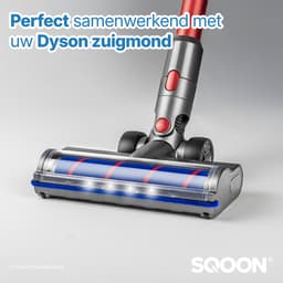 SQOON® - Zuigbuis geschikt voor Dyson V7, V8, V10, V11 en V15 rood - Model 969109-03 — thumbnail 2