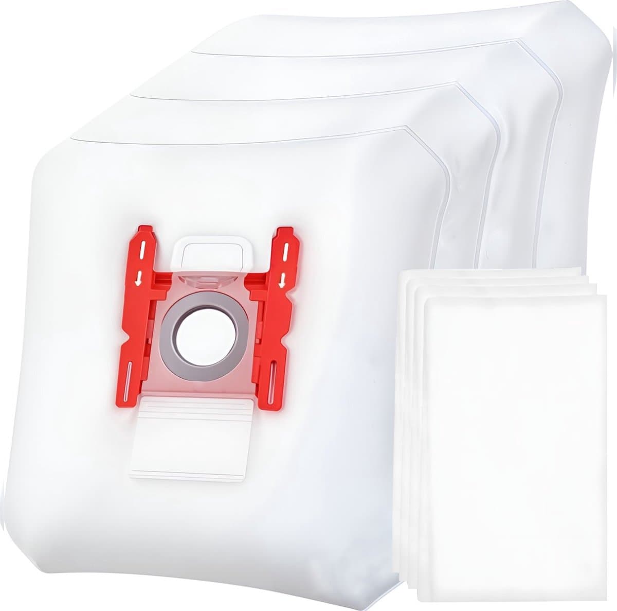 4x Stofzuigerzakken & 4x Micro- / Motorfilter geschikt voor Bosch G ALL stofzuigers — afbeelding 1