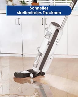 Draadloze vloerreiniger met zelfreiniging en extra borstels - Licht en draagbaar voor harde vloeren — thumbnail 4