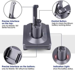 Geschikt voor 18V Lithium-batterijadapterconverter voor Dyson V7-serie stofzuigers — thumbnail 3