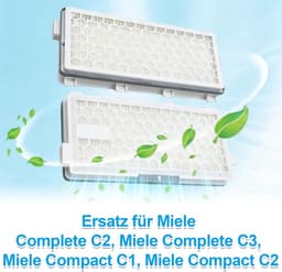 HEPA luchtfilter 50 - vervangfilter voor Miele Complete C2/C3 en Compact C1/C2 - motorbescherming - ShopVlot — thumbnail 2