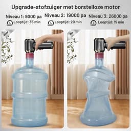 Handstofzuiger, 28000 PA autostofzuiger, 4-in-1 autostofzuiger met borstelloze motor, 3 standen, mini-stofzuiger zonder kabel, voor dierenharen, auto, huishouden — thumbnail 5