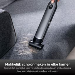 Draadloze Handstofzuiger - Mini Stofzuiger Accu - Snel Kruimels Opruimen - Lichtgewicht en Draadloos - 700 g - Grijs — thumbnail 4