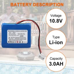 Stofzuigeraccu - 10,8V 3000mAh - Li-ion — thumbnail 2
