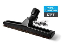 Vervangende Parket Zuigmond geschikt voor alle Miele stofzuigers + Kliksysteem- Zwart Stofzuigermondstuk - Premium Parketzuigmond - Harde vloeren Parketborstel Geschikt voor alle modellen van Miele O.a. Guard L1, M1, S1, C1, C2, C3 series en meer
