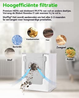 Vervangende stofzakken voor automatische stofzuigers - 12 stuks — thumbnail 5