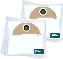 Sillar, stofzuigerzakken, synthetisch, van microvezel, 3 filterlagen, vervanging, geschikt voor stofzuigers Karcher WD2.200 WD 2400 WD 2500 E 5.100 SE 6.100, 10 stuks — thumbnail 5