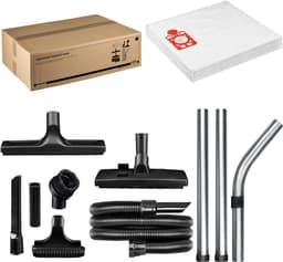 SQOON® Giga Serviceset geschikt voor Numatic Henry, Hetty, James, PPR240 en vergelijkbare modellen, 20-delige set waaronder 10x stofzuigerzakken + zuigmonden + slang + zuigbuizen — thumbnail 1