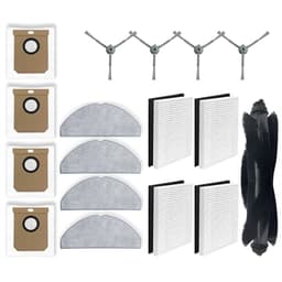 BukkitBow - Accessoireset Geschikt voor Eufy G50 & L60 Hybrid (SES) - Met HEPA Filters, Roller, Zijborstels, Mopdoeken & Stofzakken - Vervangingsonderdelen - 17-Delige Set — thumbnail 1