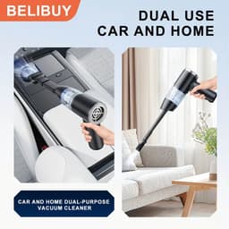 BeliBuy – Draadloze mini-autostofzuiger met meerdere functies — thumbnail 5