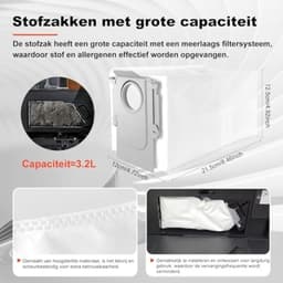PromoHome 25-delig accessoirepakket geschikt voor voor Roborock Saros 10/G30- Complete set met hoofdborstels, zijborstels, HEPA-filters, stofzakken en dweilpads voor diepe reiniging — thumbnail 5