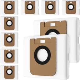 10 stofzakken geschikt voor Dreame Z10/Z20 stofzakken Station H30 / Dreame robotstofzuigeraccessoires Compatibel met Dreame Z10/Z20 stofzakken Station H30 / Dreame stofzuigeraccessoire stofzak — thumbnail 1
