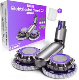 Actueell® Elektrische Opzetstuk D2 Geschikt voor Dyson V7 V8 V10 V11 V15 Steelstofzuiger – Mop Dweil Vloerwisser – Stofzuigermond – Vloermop – Nat & Droog – Inclusief 6 Dweil Pads — thumbnail 1
