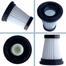 HEPA Filter - 10 Stuks - Geschikt voor Moosoo K12 K12 PRO K13 - Stofzuigerfilter - Stofzuiger Accessoires - Vervanging Filter - Voor Handheld Draadloze Stofzuiger - Met Filterborstel — thumbnail 4