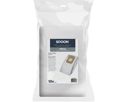 SQOON® Stofzuigerzakken Geschikt voor Nilfisk Power- & Select-series - Vervangt 128389187 / 107407639 - 10 Stuks