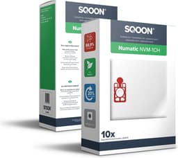 SQOON® - Stofzuigerzakken geschikt voor Numatic Henry, Hetty, James en PPR-240 | NVM 1CH | Model 604015 - 10 stuks — thumbnail 1