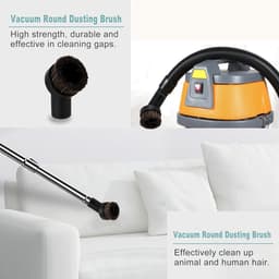 3 stuks Stofzuiger Borstel - 32mm+35mm Stofzuiger Plumeau Universeel + adapter van 32 mm naar 35 mm - Geschikt voor AEG Philips Electrolux Rowenta Miele Stofzuiger - stofzuigermondstuk universeel - Stofzuiger Onderdelen — thumbnail 3