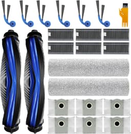 24 stuks accessoireset voor Ecovacs Deebot T80 Omni, X8 Pro Omni en X8 Omni - 2 hoofdborstels, 2 moprollen, 6 filters, 6 stofzakken, 6 zijborstels, 2 reinigingstools — thumbnail 1