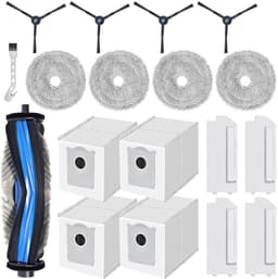 Dailygoods- Reserveonderdelen voor Ecovacs Deebot Mini - 1 Hoofdborstel - 4 HEPA-filters - 4 Zijborstels - 4 Stofzakken - 4 Reinigingsdoeken - Hoogwaardige kwaliteit - Robotstofzuiger — thumbnail 1