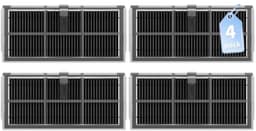 PromoHome 4 HEPA-Filter voor Dreame L10s Ultra Gen 2, X40 Ultra Complete, L10s Pro Ultra Heat, L40 Ultra, L40 Ultra AE, Mova E30 Ultra, E40 Ultra, P50 Pro Ultra - Reserveonderdelen Robotstofzuiger — thumbnail 1