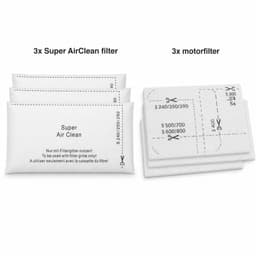 Miele GN Stofzuigerzakken van Kleanburg® - Geschikt voor Miele C1, C2, C3, S5, S8 - 12 zakken, 3 motorfilters en 3 AirClean filters- Miele 991730 - Gelijk aan Originele Kwaliteit — thumbnail 4