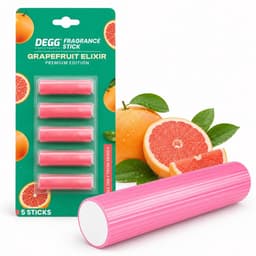 DEGG® – Geurstaafjes voor Stofzuiger – Grapefruit Elixir – Verfrist tijdens het Stofzuigen – 5 Stuks — thumbnail 1