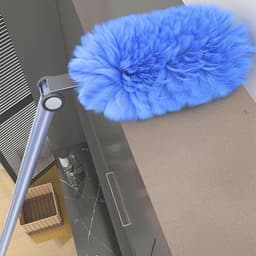 Microfiber Stoffer - Stofwisser Verstelbaar - Huis Schoonmaken - 180 Graden Verstelbaar - 80 cm - Grijs — thumbnail 1