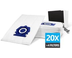 20x PREMIUM PRO 3D Stofzuigerzakken Geschikt voor Miele GUARD - 20 Stofzakken + 2x Hygiëne en 2x Motor filter meegeleverd! Premium kwaliteit zakken - Cat & Dog - Anti Allergie -Geschikt voor o.a. Miele GUARD L1, M1, S1