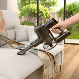 Vapore Steelstofzuiger Draadloos - Incl. Extra Accu - 47 Minuten Accuduur - 350W - Snoerloze Stofzuiger - Stofzuiger Zonder Zak - Op Accu - Vacuum Cleaner - Kruimeldief - Draadloze Steelstofzuiger - Zwart — thumbnail 3