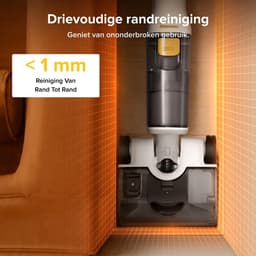 Roborock F25 GT Gen 2 Set nat- en droogzuiger, 180° Lay-Flat Design | 20.000 Pa accuzuiger met dweilfunctie, 90 °C hoge temperatuur zelfreiniging met zelfdrogend, anti-klitborstel — thumbnail 4