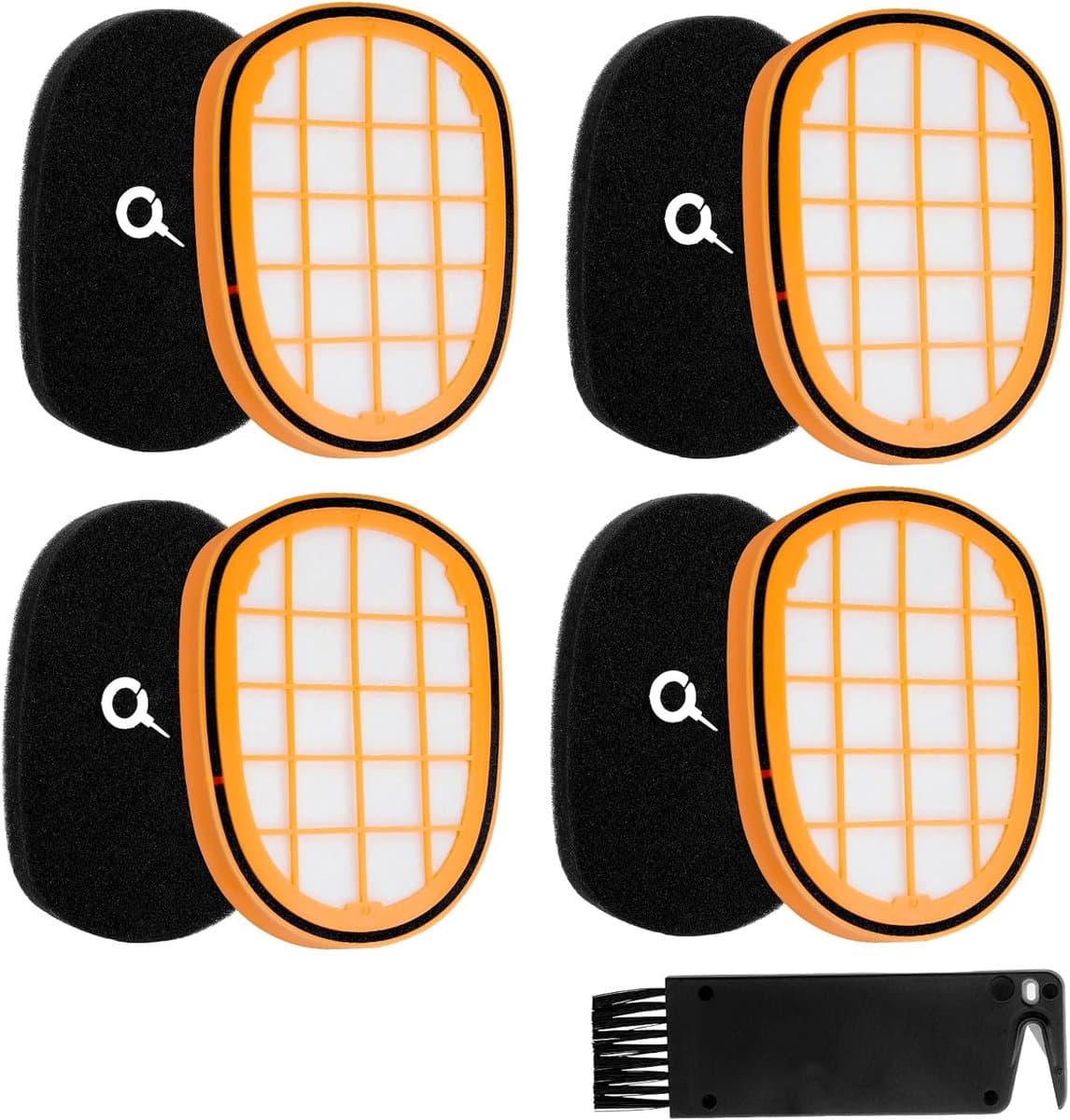 SnelShoppen - Stofzuigerfilter voor Philips-set, HEPA Vervangingsfilter voor SpeedPro Max Accustofzuiger FC5005/01, Model FC6812 FC6728 FC6822, 7000/8 — afbeelding 1