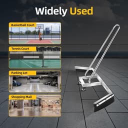 Tennisbaan Waterwisser - RVS - Zilver - 132x87 cm - Voor Sportvelden — thumbnail 3