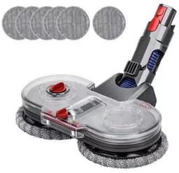 Elektrische dweilkop Geschikt voor Dyson V11 V10 V15 V8 V7 stofzuiger, dweilkop Geschikt voor reservoir en 6 wasbare dweilen - Dyson stofzuiger — thumbnail 1