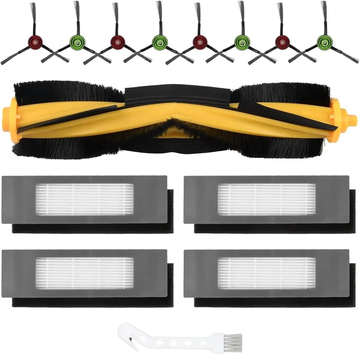 14-delige accessoirekit voor Geschikt voor Ecovacs Deebot N8/ N8+/ N8 Pro/ N8 Pro+/ T9/ T9+/ N10+, OZMO 950/ 920/ T8/ T8+/ T8 AIVI/ T8 AIVI+/ T8 MAX. — afbeelding 1