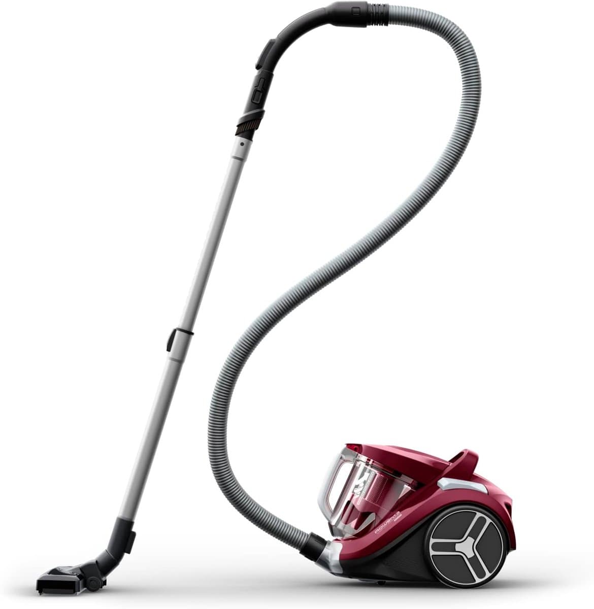 PowerCyclone XXL 900W Zakloze Stofzuiger – 2.5L – 3-Laags Filtersysteem 99,98% Stofopname – Compact & Lichtgewicht – 8,8m Actieradius – Inclusief 2-in-1 Kierenzuigmond – Rood/Zwart — afbeelding 1