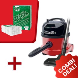 Numatic - Stofzuiger PPR240-11 - Rood - Inclusief 10x Stofzuigerzak NVM-1CH Hepa — thumbnail 1