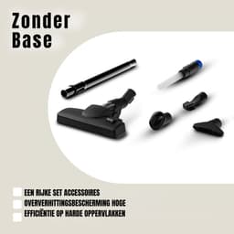 Quvo® Steelstofzuiger met snoer - Steelstofzuiger - Stofzuiger - Zwart / Paars - 112cm x 25cm x 58cm — thumbnail 2