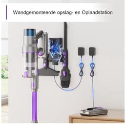 Draadloze Stofzuiger met 40000Pa Zuigkracht en 60 Minuten Looptijd — thumbnail 4