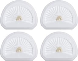 4 stuks - filterpatronen - Stofzuigerfilters - Vervangingspatronen voor Black & Decker VLPF10-serie HLVA 315J, 320J, 325J - Vervangingsfilters voor handstofzuigers - Stofzuigeraccessoires - Wit — thumbnail 1
