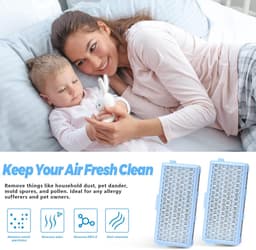 Actieve HEPA Filter - Vervangbare Stofzuigerfilter - Geschikt voor Miele Compact C1/Complete C2/C3 - Stofzuiger Onderdelen - Hepa & Koolstof Filter - Geschikt voor Miele — thumbnail 2