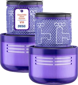 DEGG® - Hepa Filter Geschikt voor Dyson V11 & V15 - Wasbaar - Vervangt Dyson V11 & V15 Filter - Onderdelen - Duurzaam - Premium Kwaliteit - 2 STUK(S) CONTROLEER UW MODEL ! — thumbnail 1