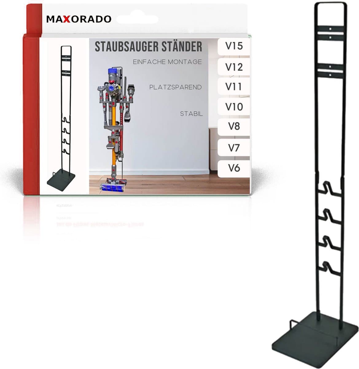 Maxorado Stofzuiger standaard Universeel - houder geschikt voor Dyson stofzuiger V15, V12, V11, V10, V8, V7, V6 – accessoirehouder — afbeelding 1