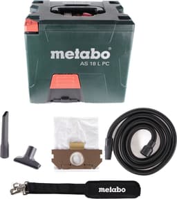 Metabo AS 18 L PC Li-Ion accu alleszuiger / bouwstofzuiger body - L-Klasse - 7,5L — thumbnail 3