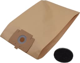 Geschikt voor CLEANFIX. 10 stuks. Stofzuigerzakken voor S10, S10VDE, S10Plus, S10Plus Eco, SW15, 22430, + Motorfilter, Papier. COVAKO Merk — thumbnail 1