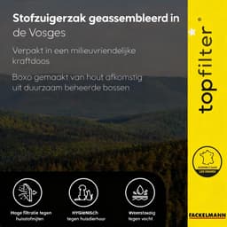 Set van 4 stofzuigerzakken Hoover Alpina TopFilter Premium — thumbnail 3