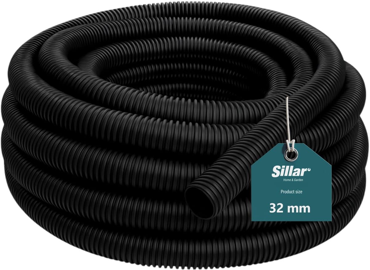 Sillar Stofzuigerslang 32mm - Universele Zuigslang voor Stofzuiger – Flexibele – Op Lengte - 1m — afbeelding 1