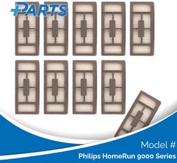 Philips HomeRun 9000 Series Filters (10 Stuks, Plus.Parts® alternatief voor XV1492/10) — thumbnail 1